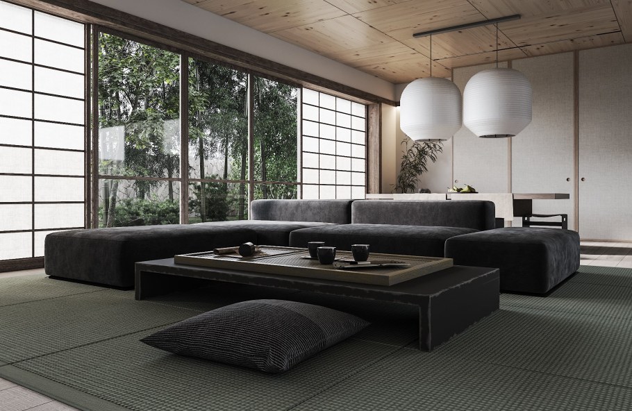 Современный японский стиль в интерьере