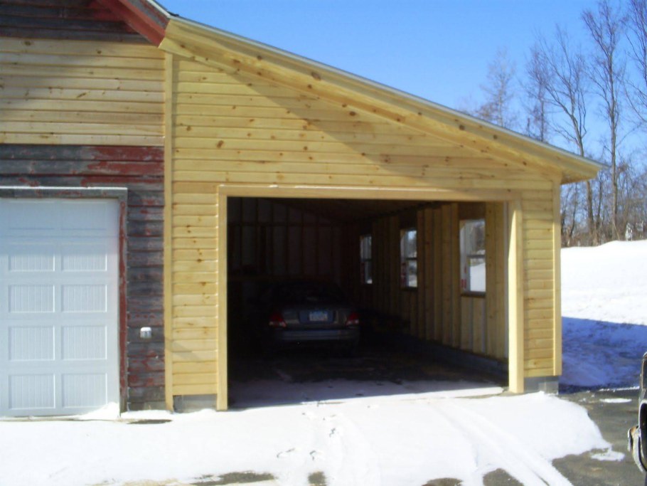 Перестрой гаража к дому