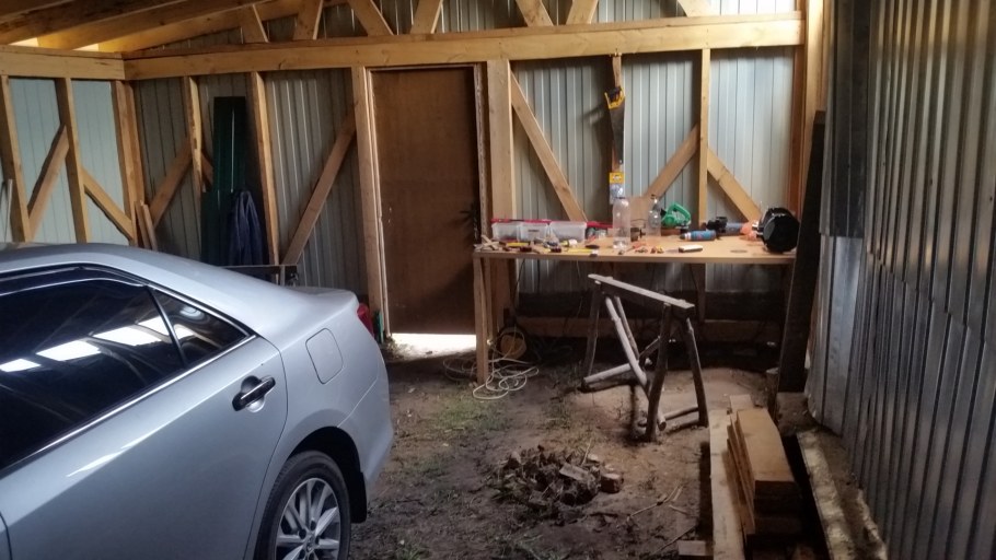 Пристройка гаража к дому