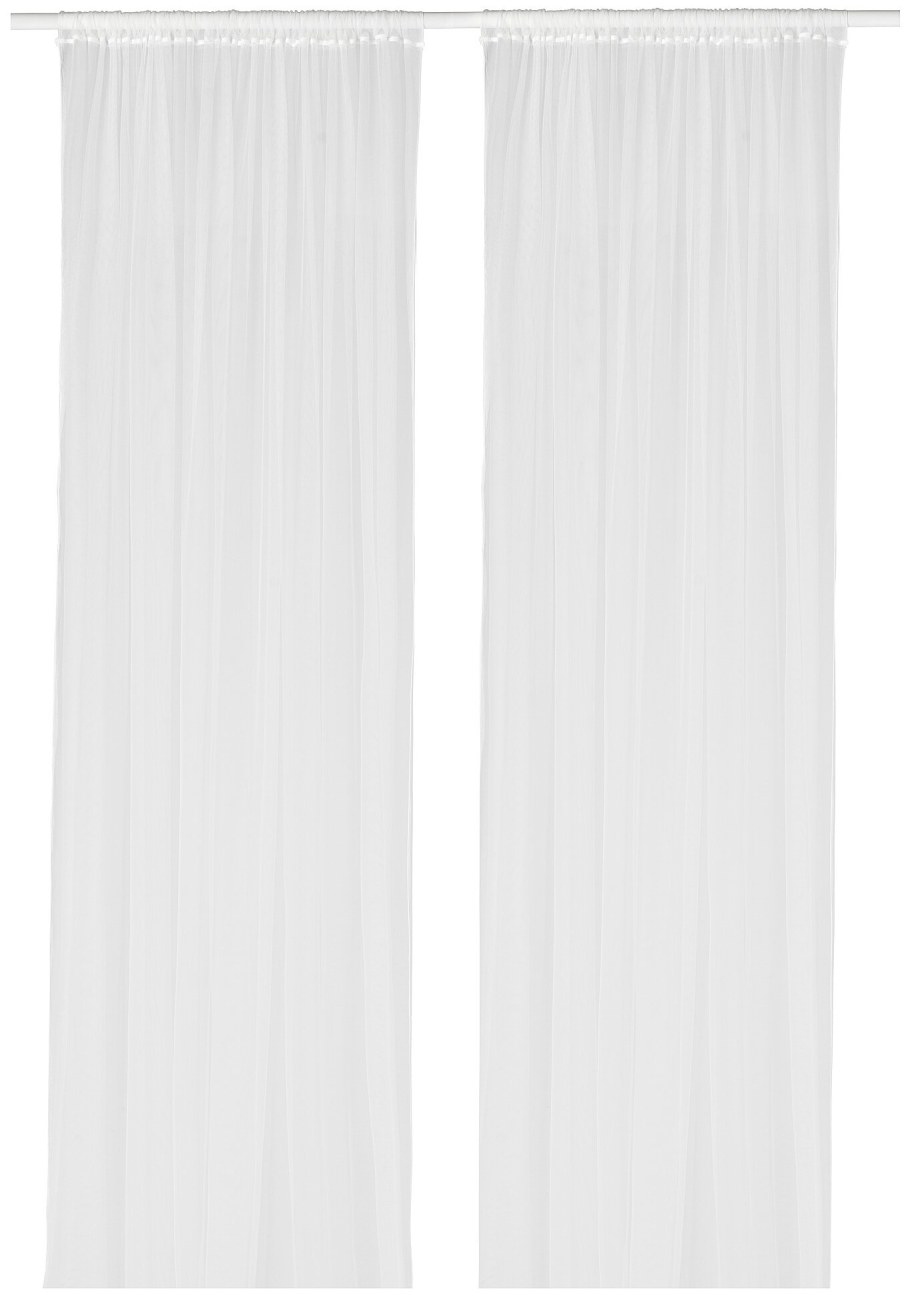Гардины икеа дютог на ленте, 145х250 см, 2 шт., белый
