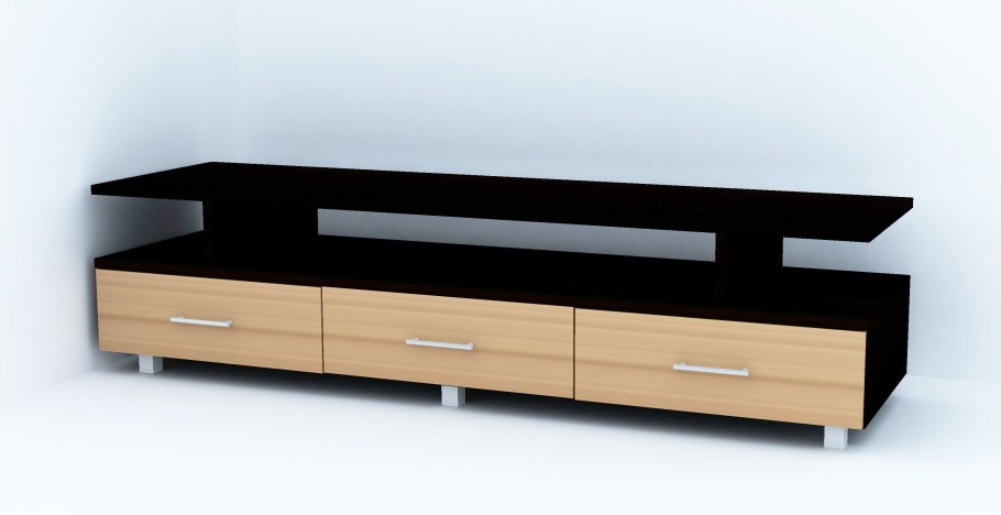 Столплит тумба под телевизор венге