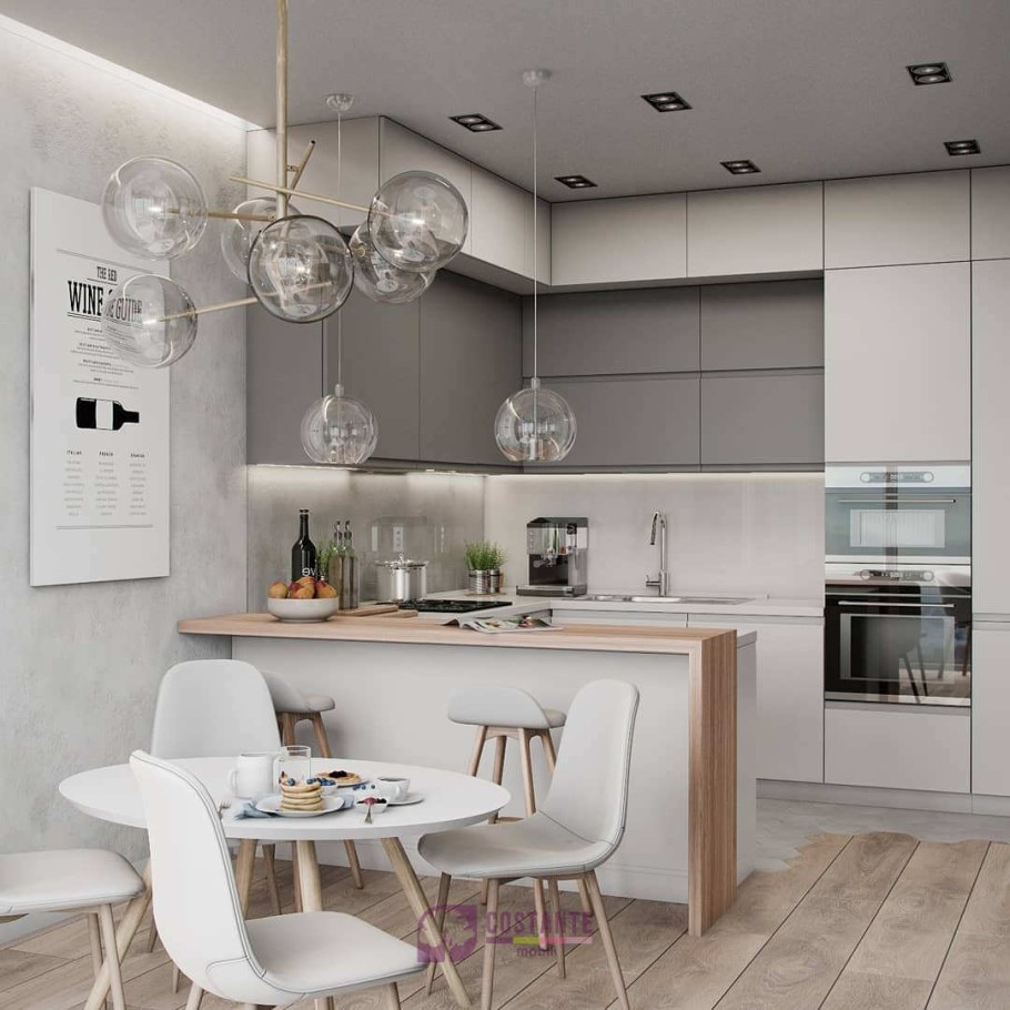 Кухня до потолка