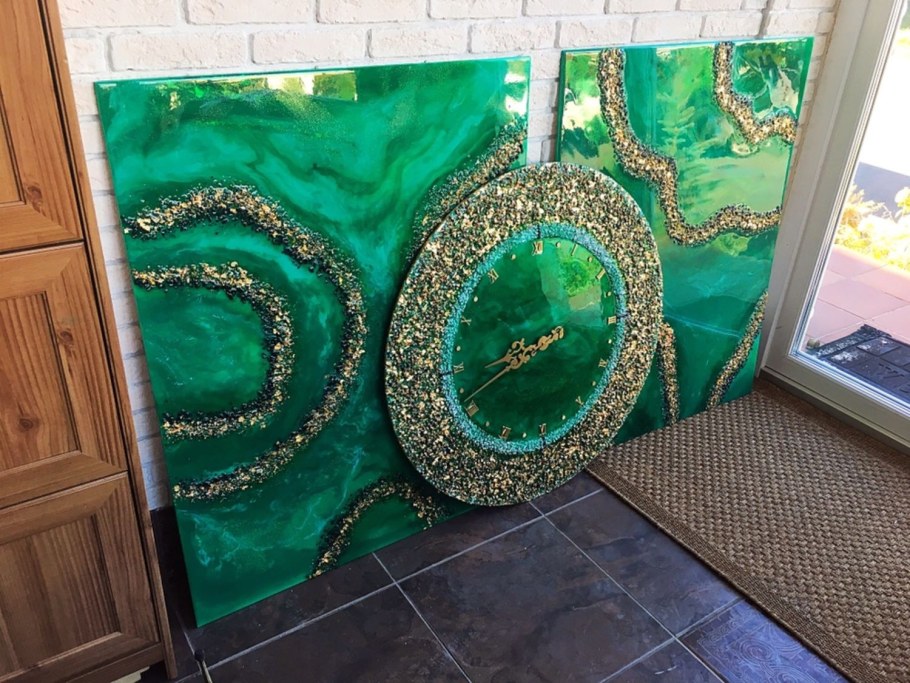 Панно на стену из эпоксидной смолы