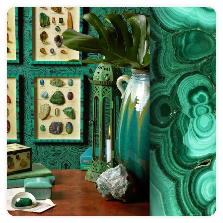 Цвет малахитовый и изумрудный