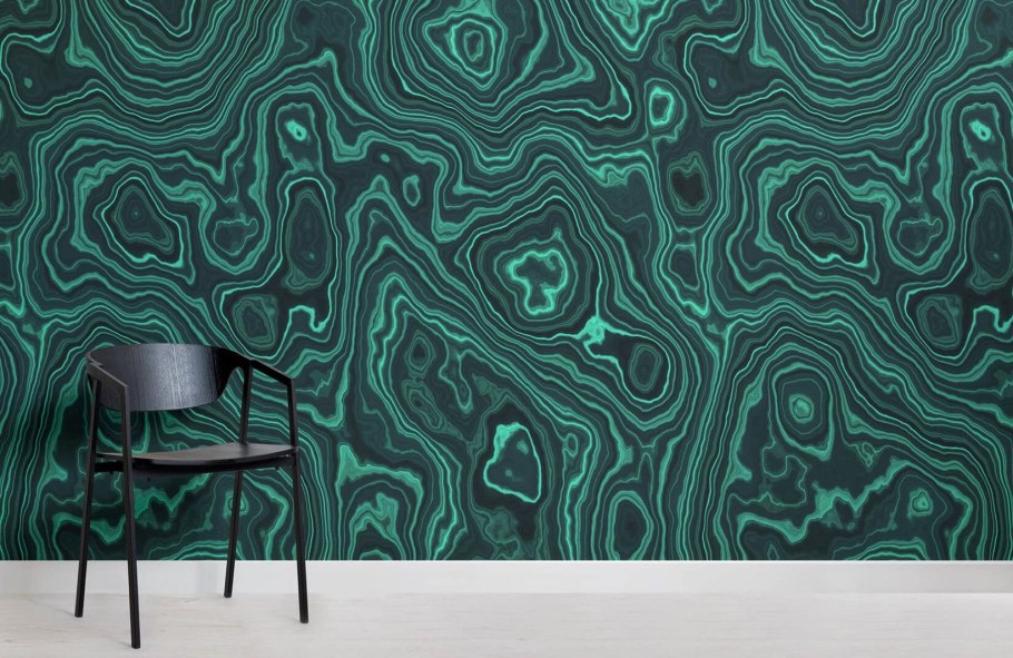 Малахит в интерьере