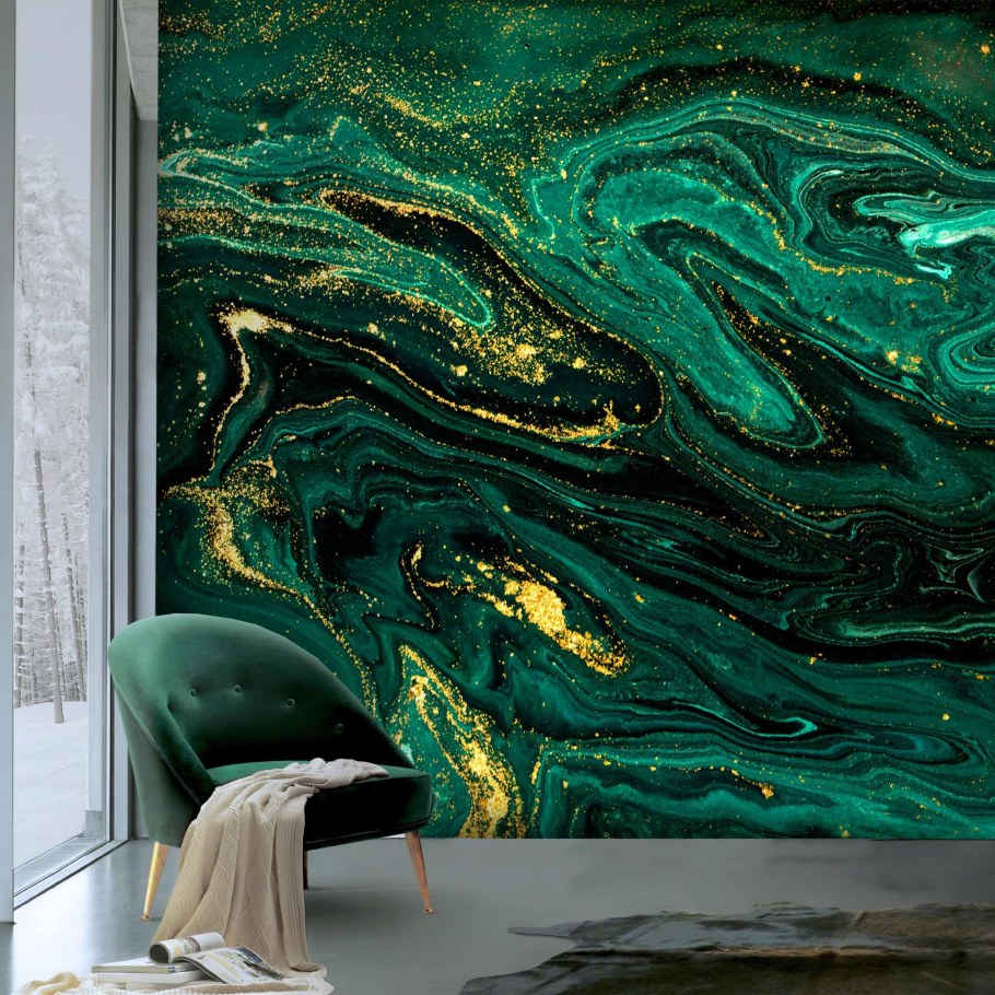 Malachite Gold мрамор