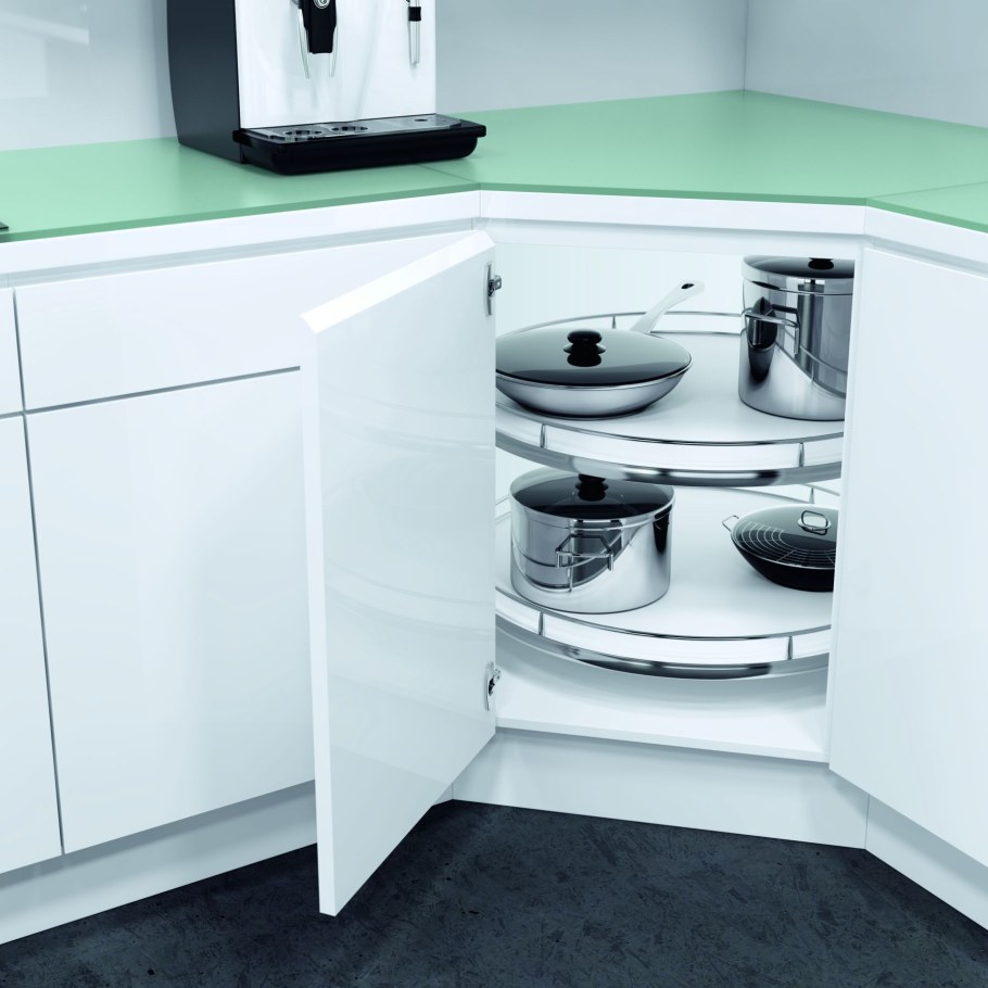 Vauth Sagel Cornerstone Maxx в шкаф 1000мм, фасад 600мм левый, белый, хром 3 1 512 512 false