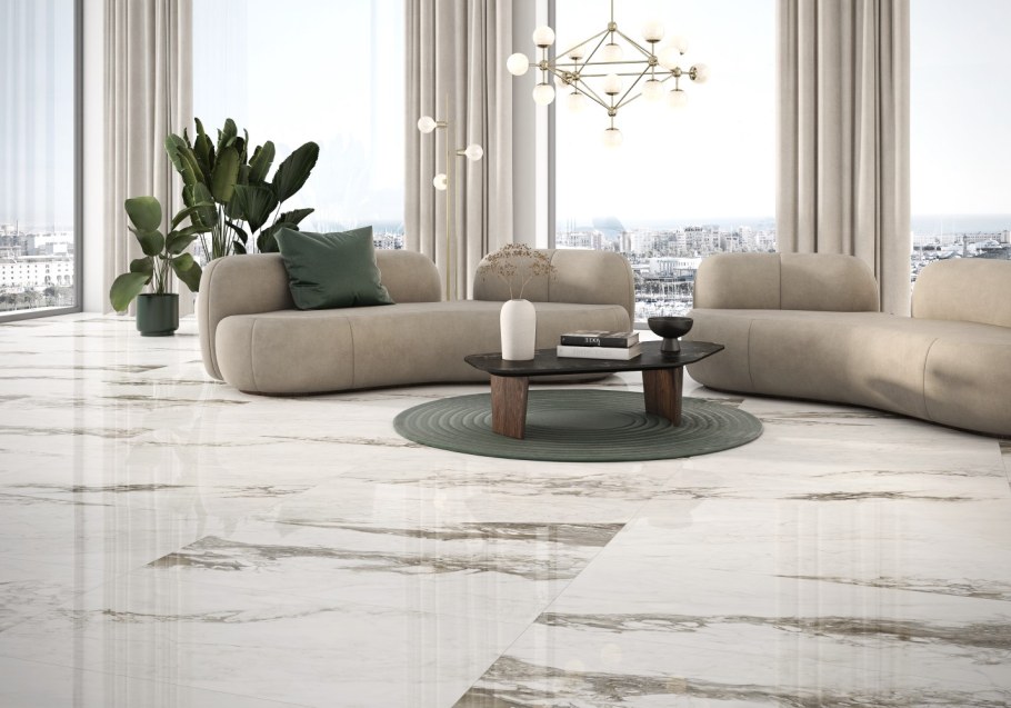 Напольная плитка «Roca» Marble белый