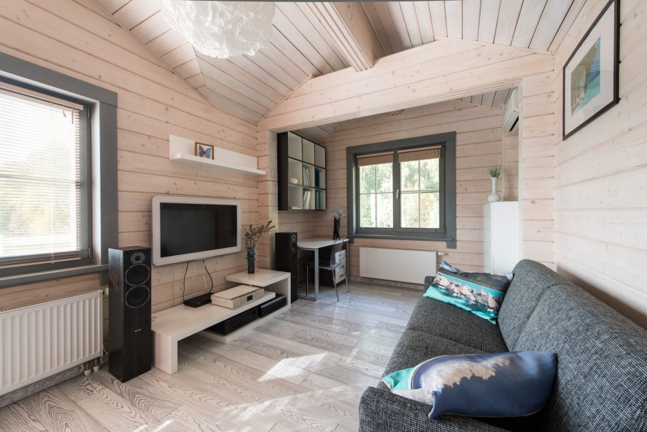 Дом из бруса интерьер