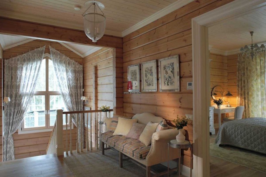 Дом из бруса интерьер