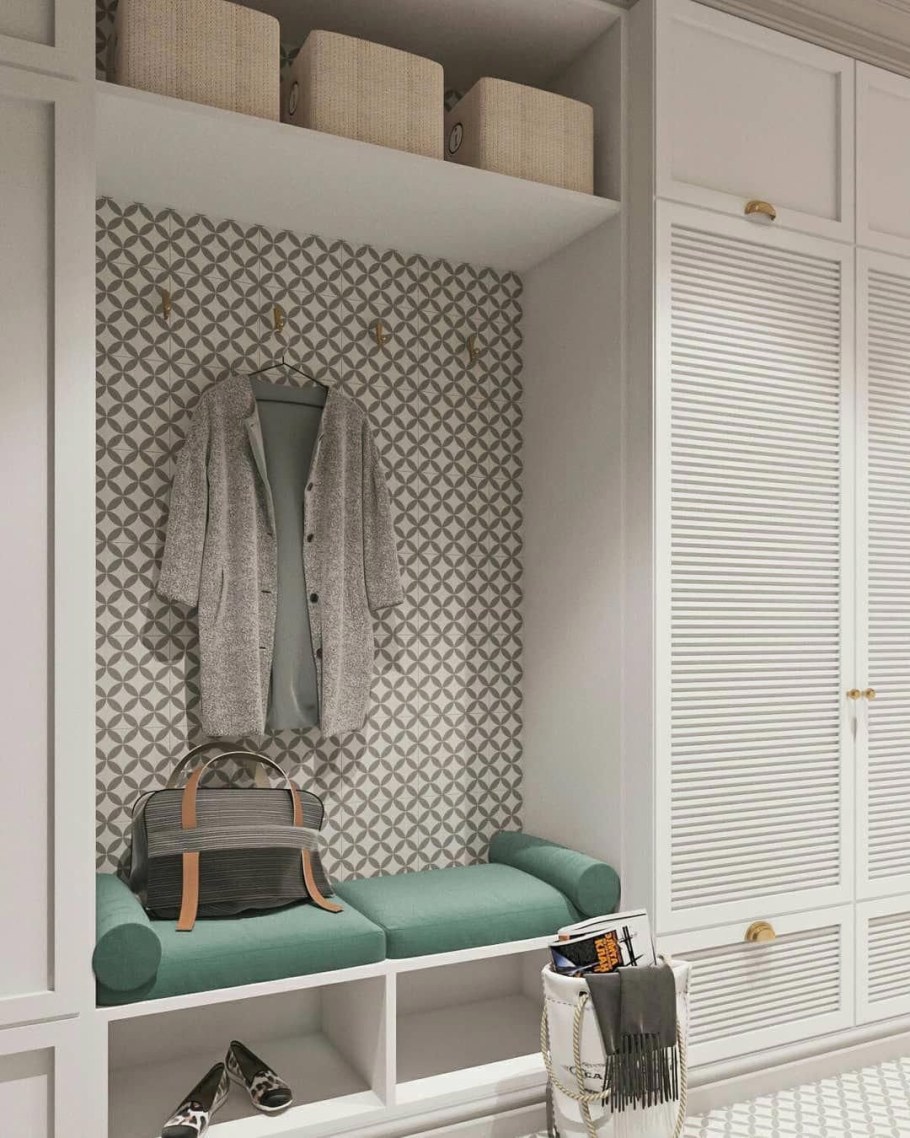 Прихожая в скандинавском стиле