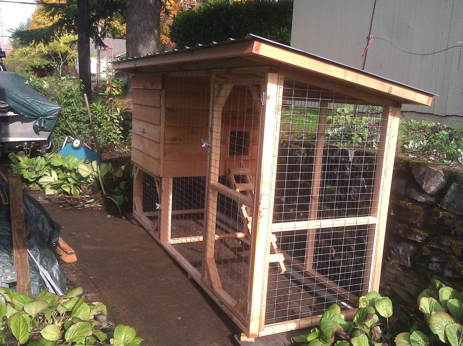 Летний курятник для несушек на 5 кур
