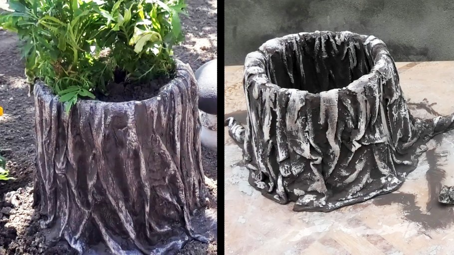 Кашпо пенек