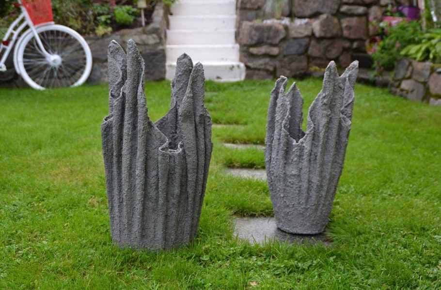 Садовые вазы из цемента