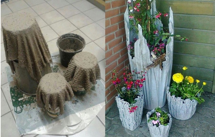 Декор для сада из бетона