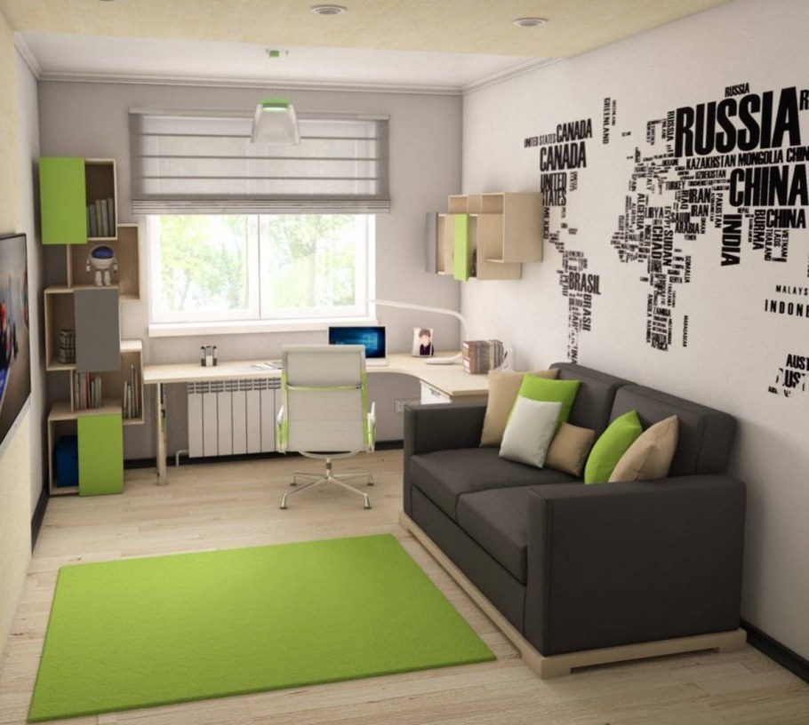 Интерьер комнаты для подростка