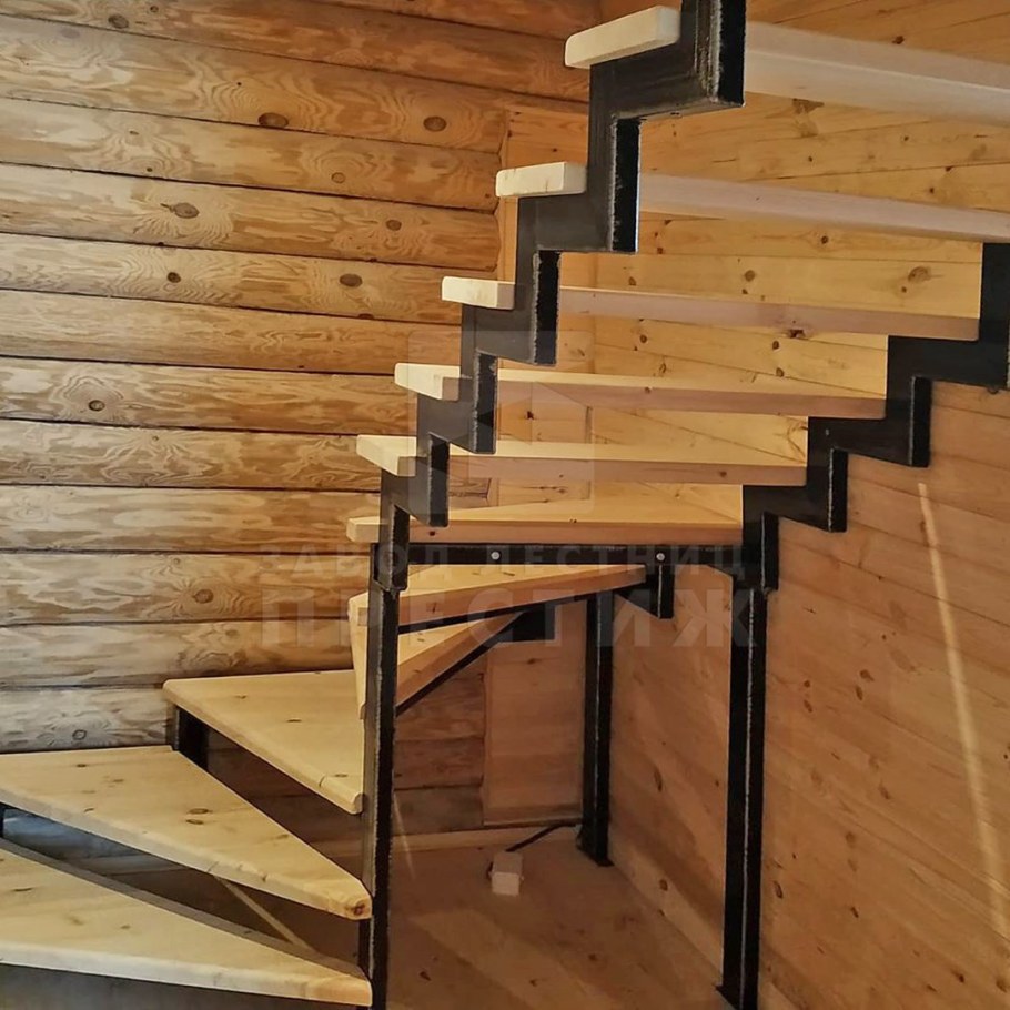 Фото полувинтовая лестница на второй