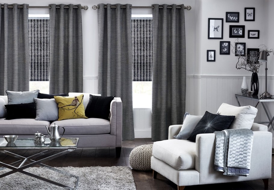 Шторы Blackout графит