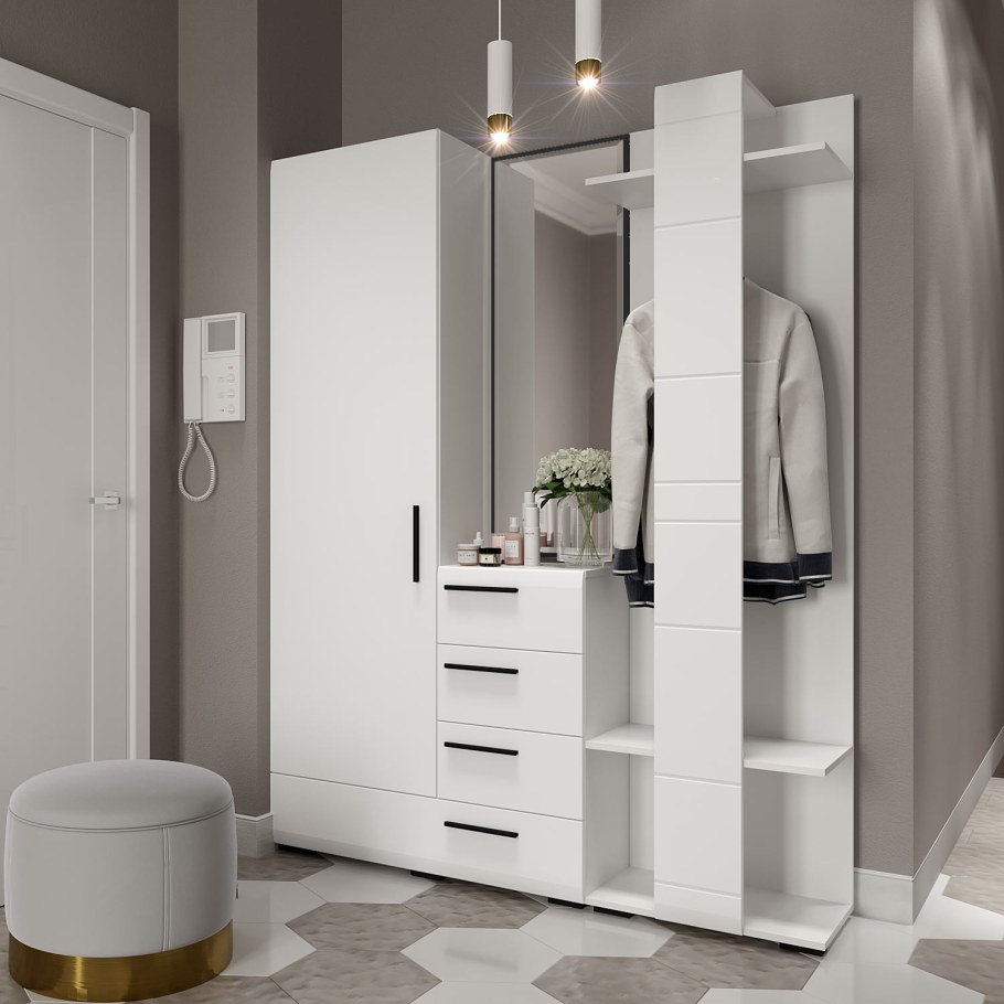 Прихожая Джейн 1, белая