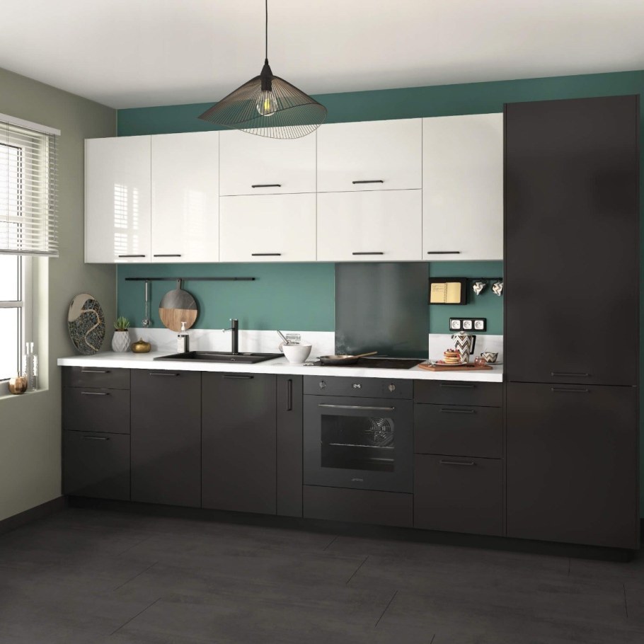 Кухня Леруа серая