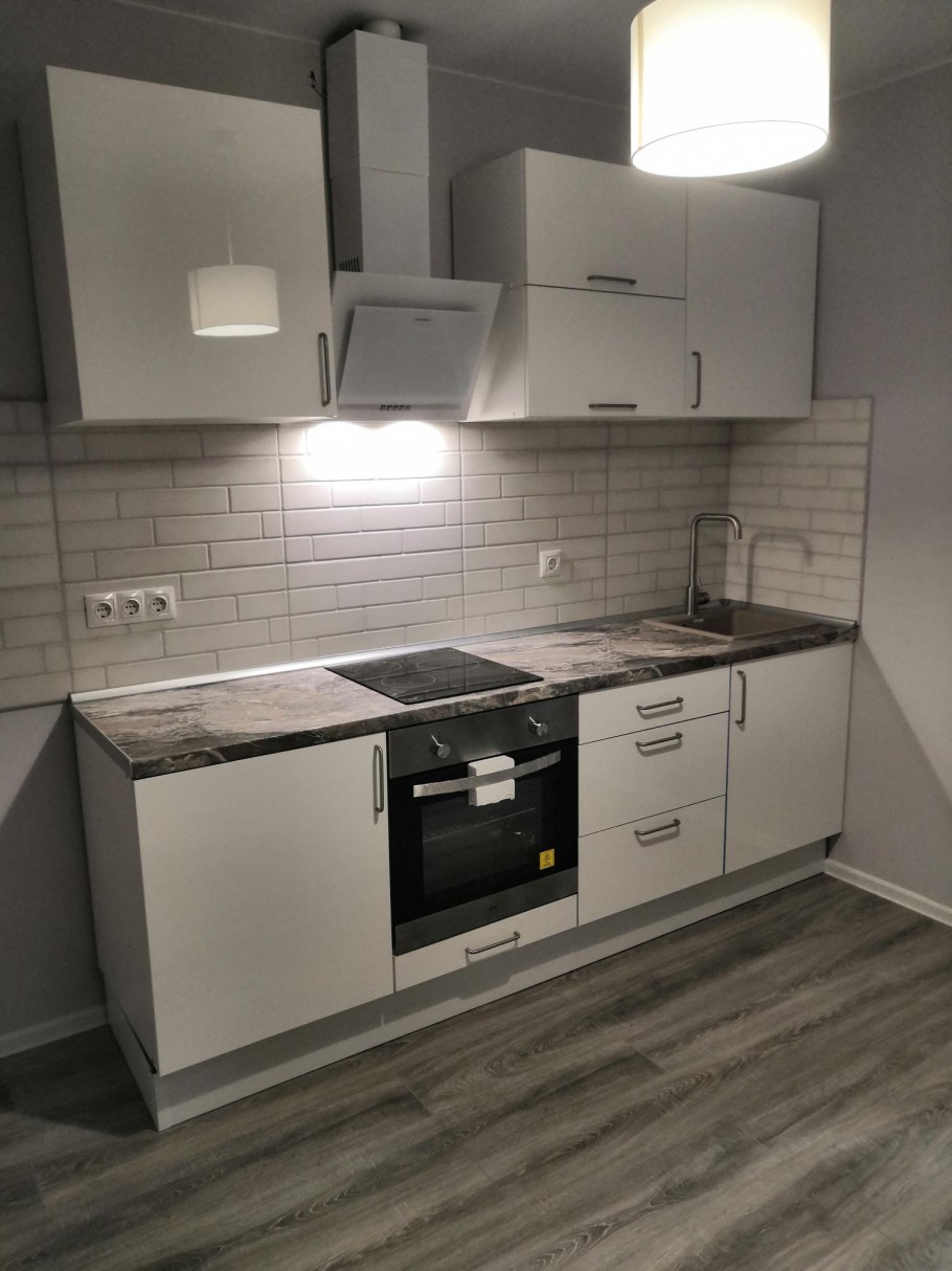 Кухни Леруа Мерлен Аша белый Сантьяго