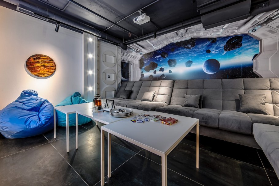 Интерьер в стиле космос