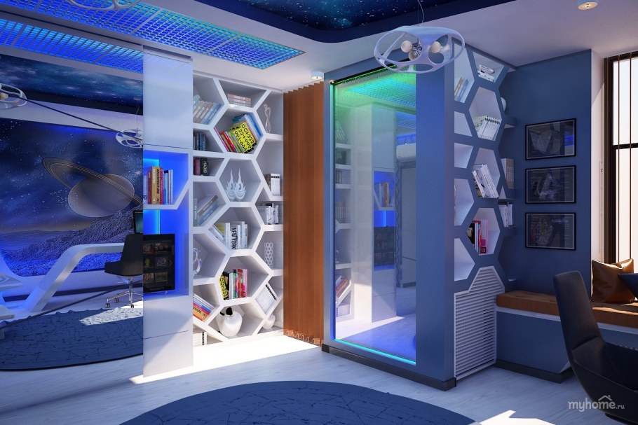Детская в космическом стиле