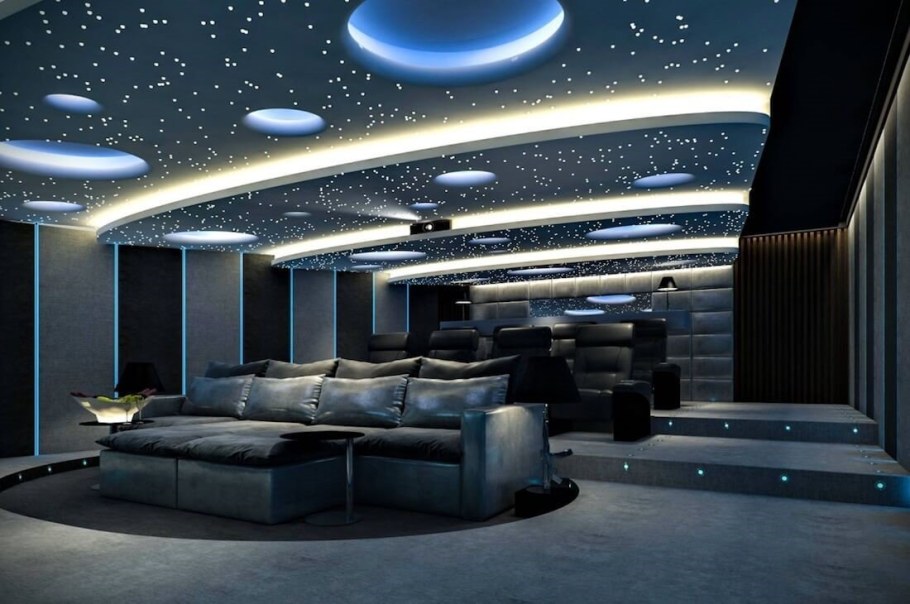 Потолок в космическом стиле