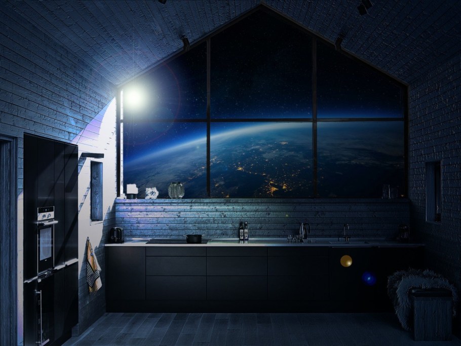 Комната в стиле космос