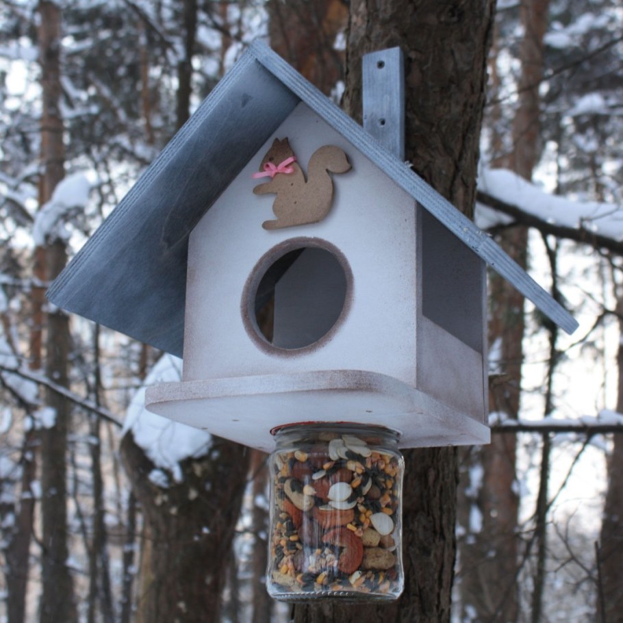 Домик кормушка для белок