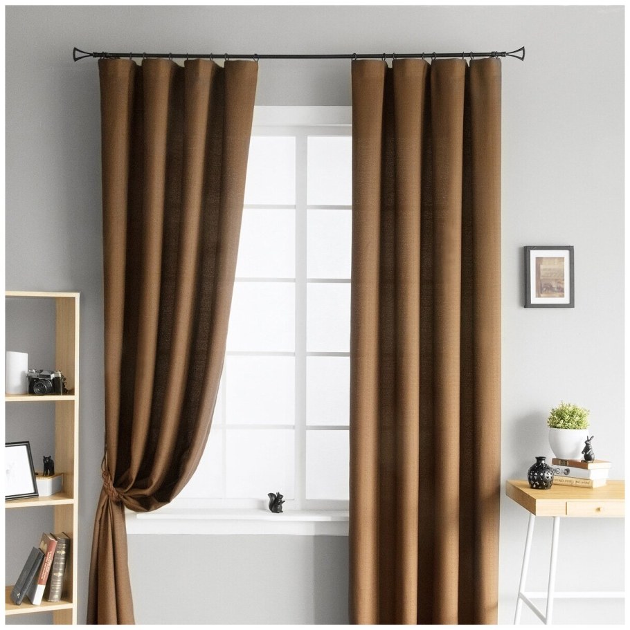 Шторы шоколадного цвета