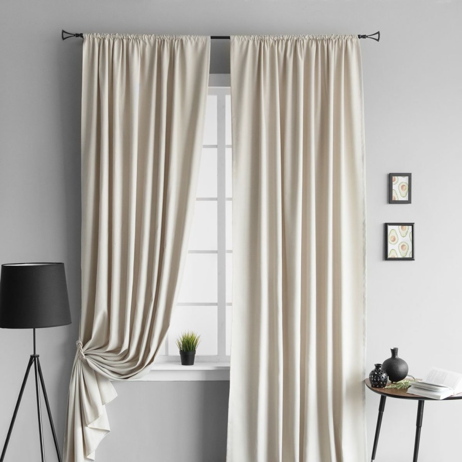 Шторы светло бежевые