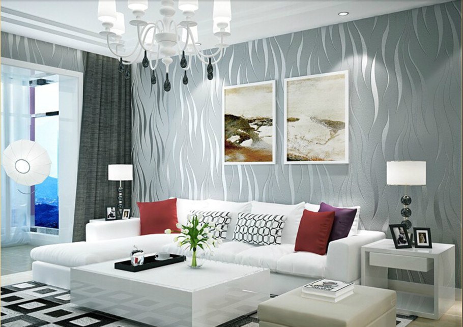 Стильный белый интерьер