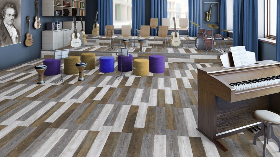 Кварц винил Таркетт клеевой