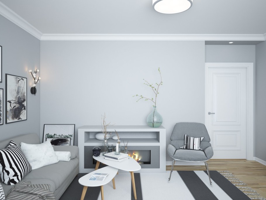 Постер море в скандинавском стиле