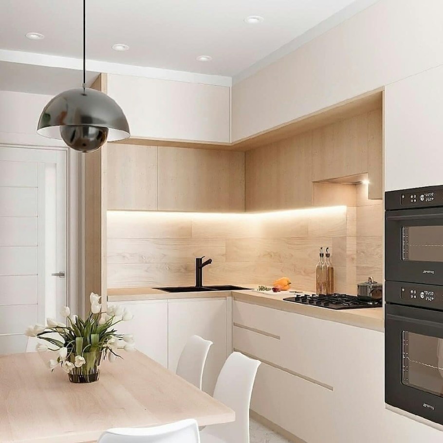 Современная маленькая кухня