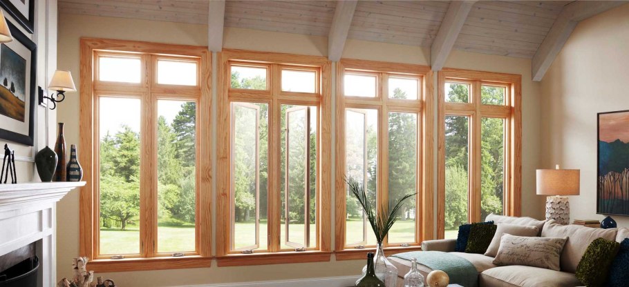 Высокие пластиковые окна