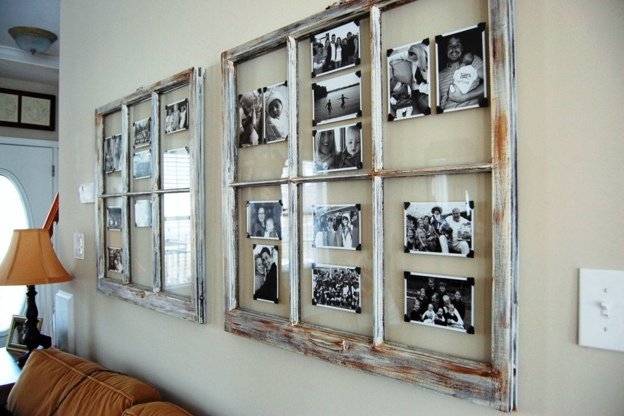 Старые рамы в интерьере