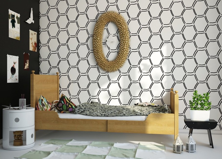 Соты в интерьере