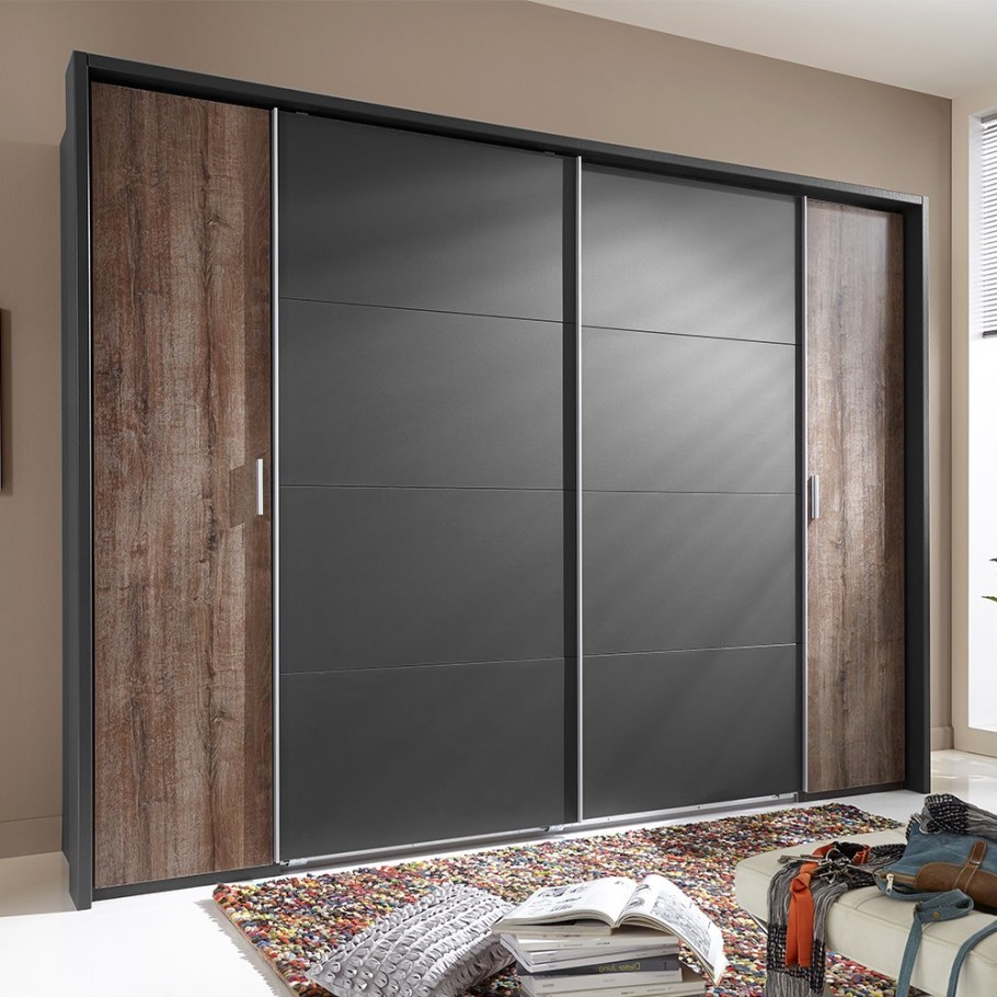 Шкаф купе темного цвета