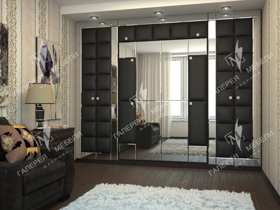 Встроенные шкафы в гостиную в современном