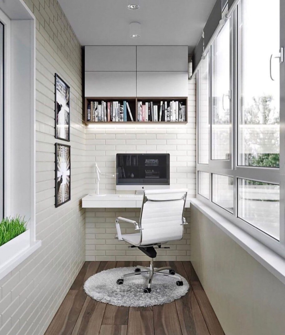 Кабинет на балконе п44т