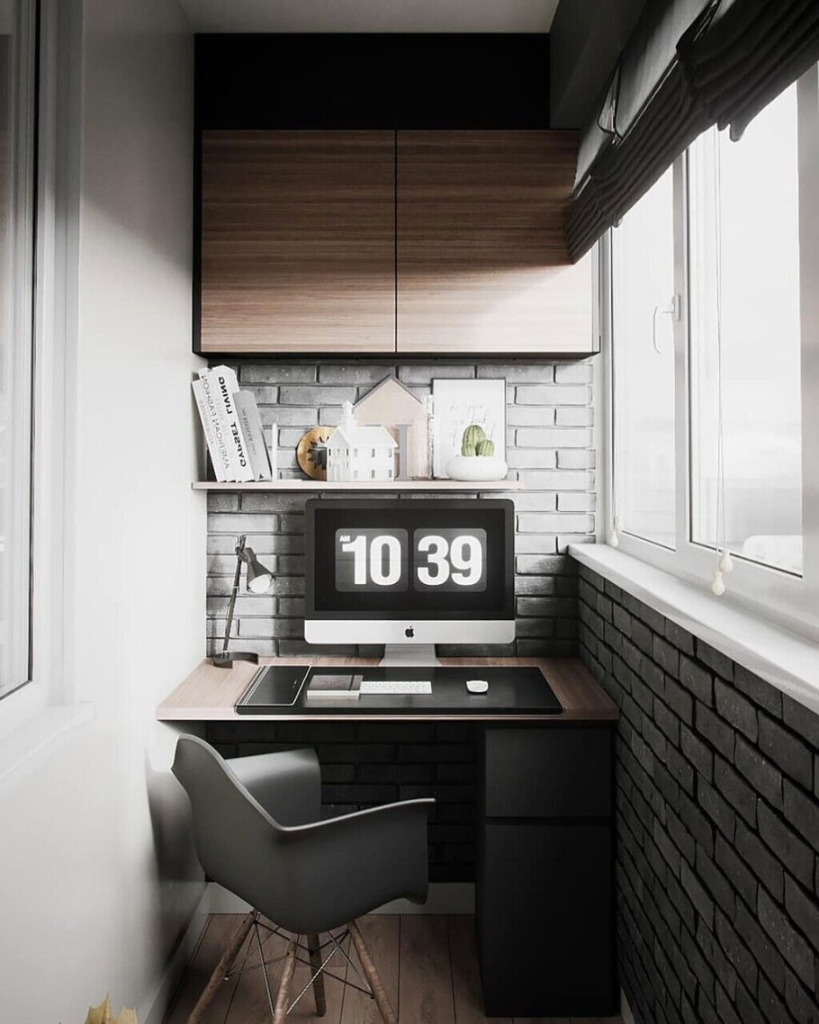 Интерьер балкона