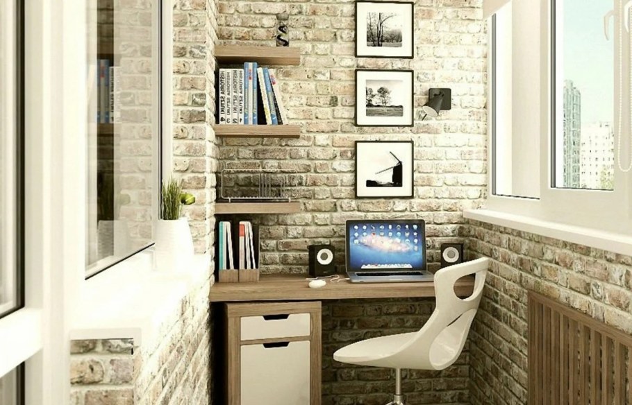 Интерьер балкона