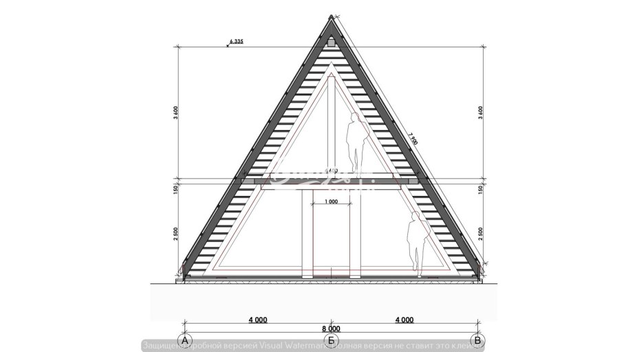 Дом шалаш а фрейм проект