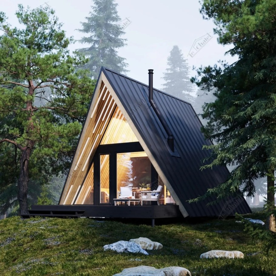 Дом шалаш а фрейм проект