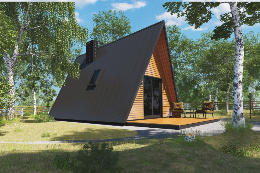 Дом шалаш Ладога