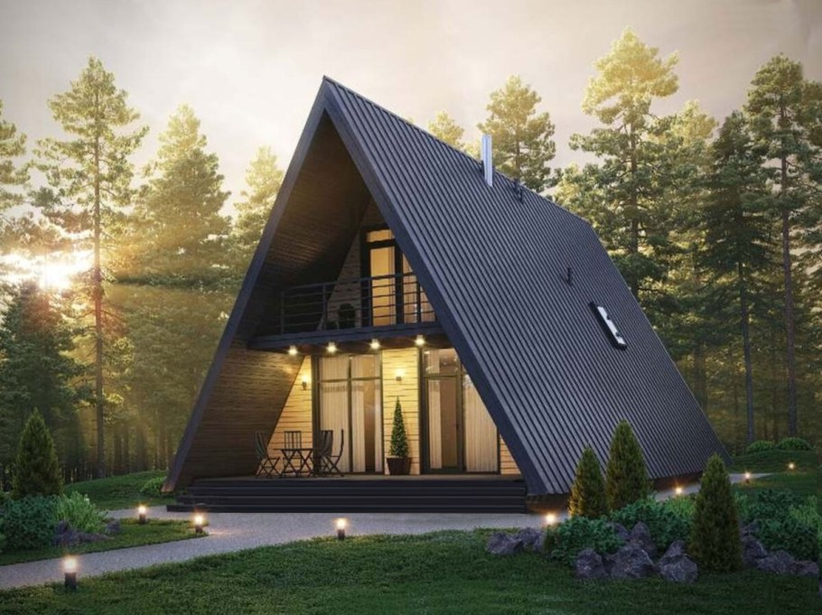 Треугольные домики проекты