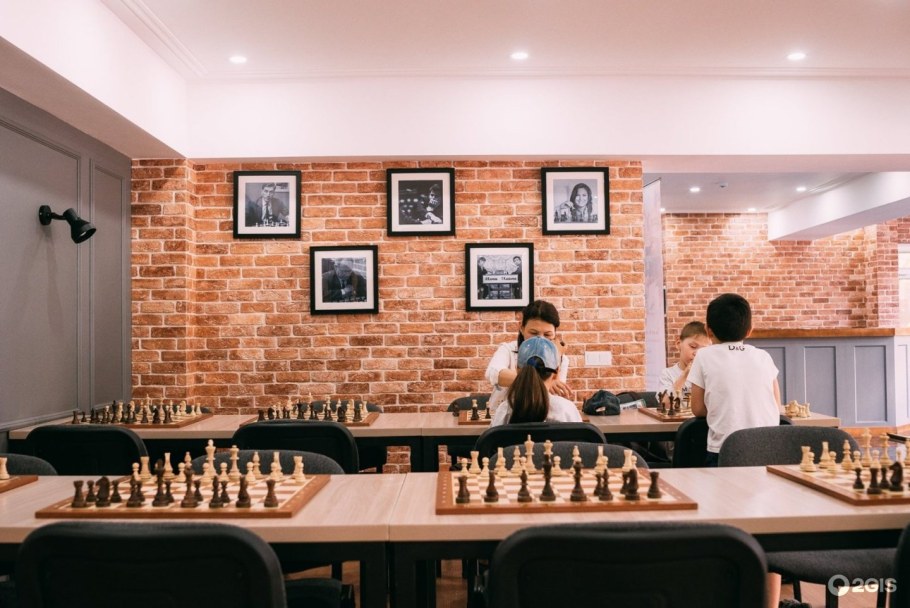 Шахматы в школе интерьер