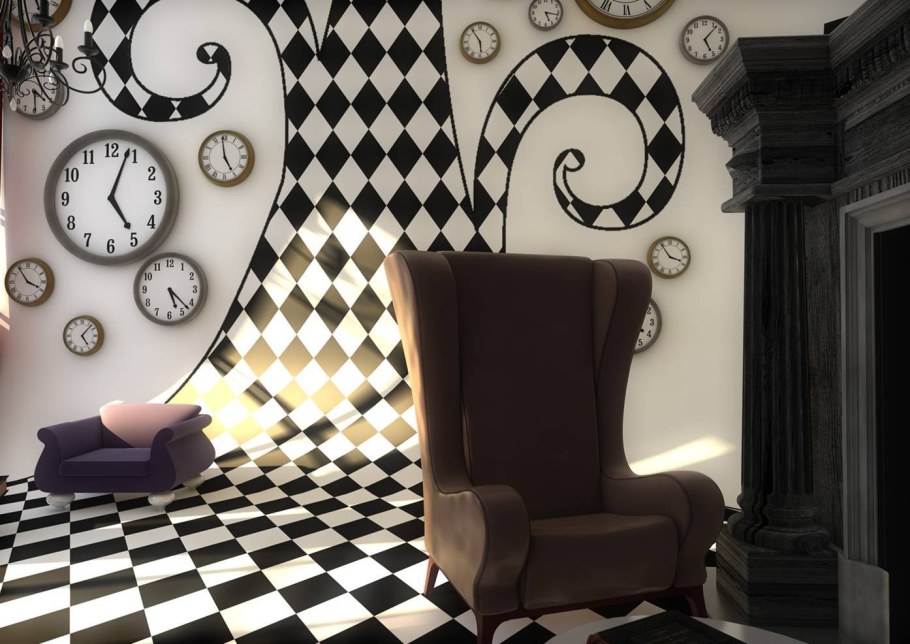 Салон красоты в стиле Алиса в стране чудес